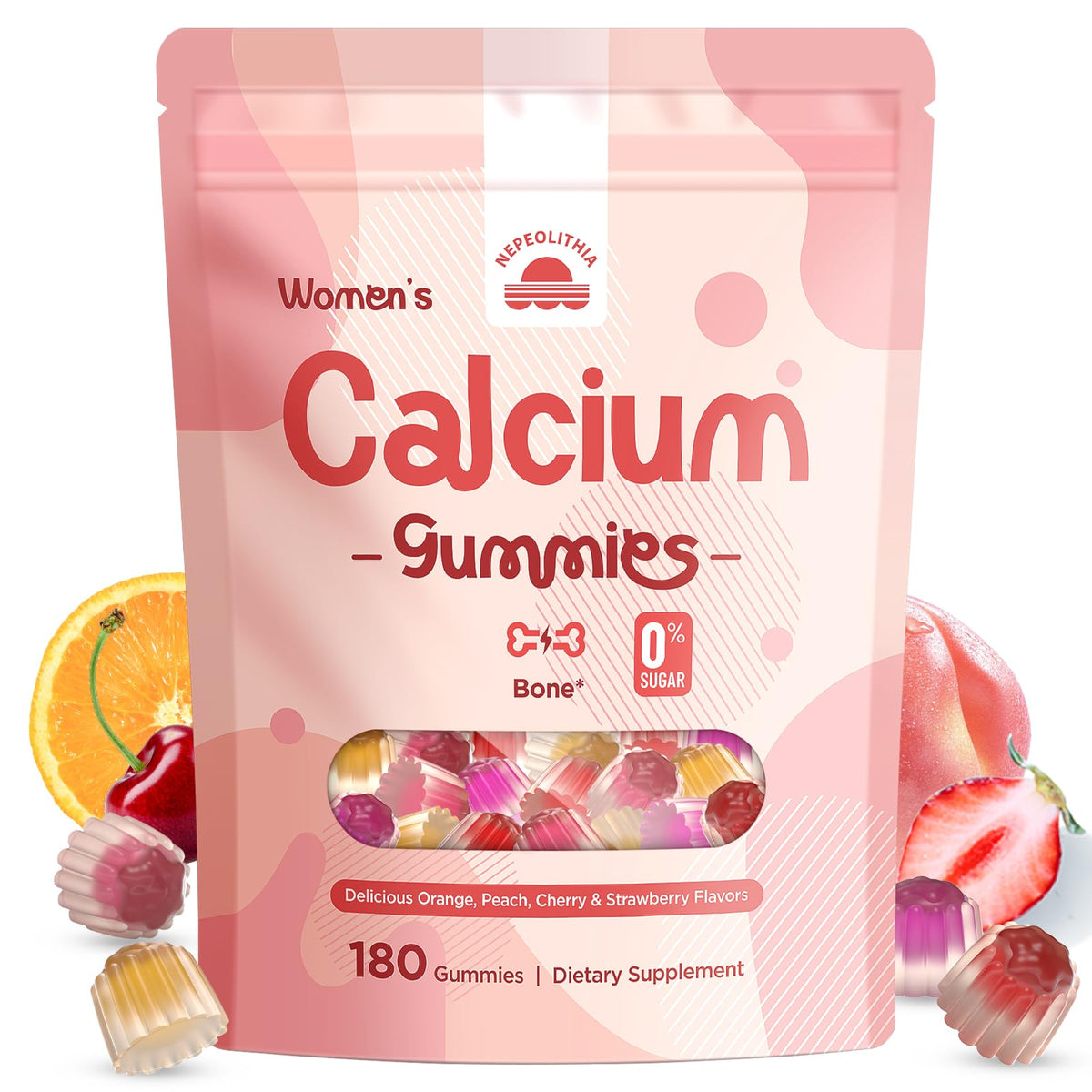 Calcium Gummies for Women – 1500mg Calcium Citrate

