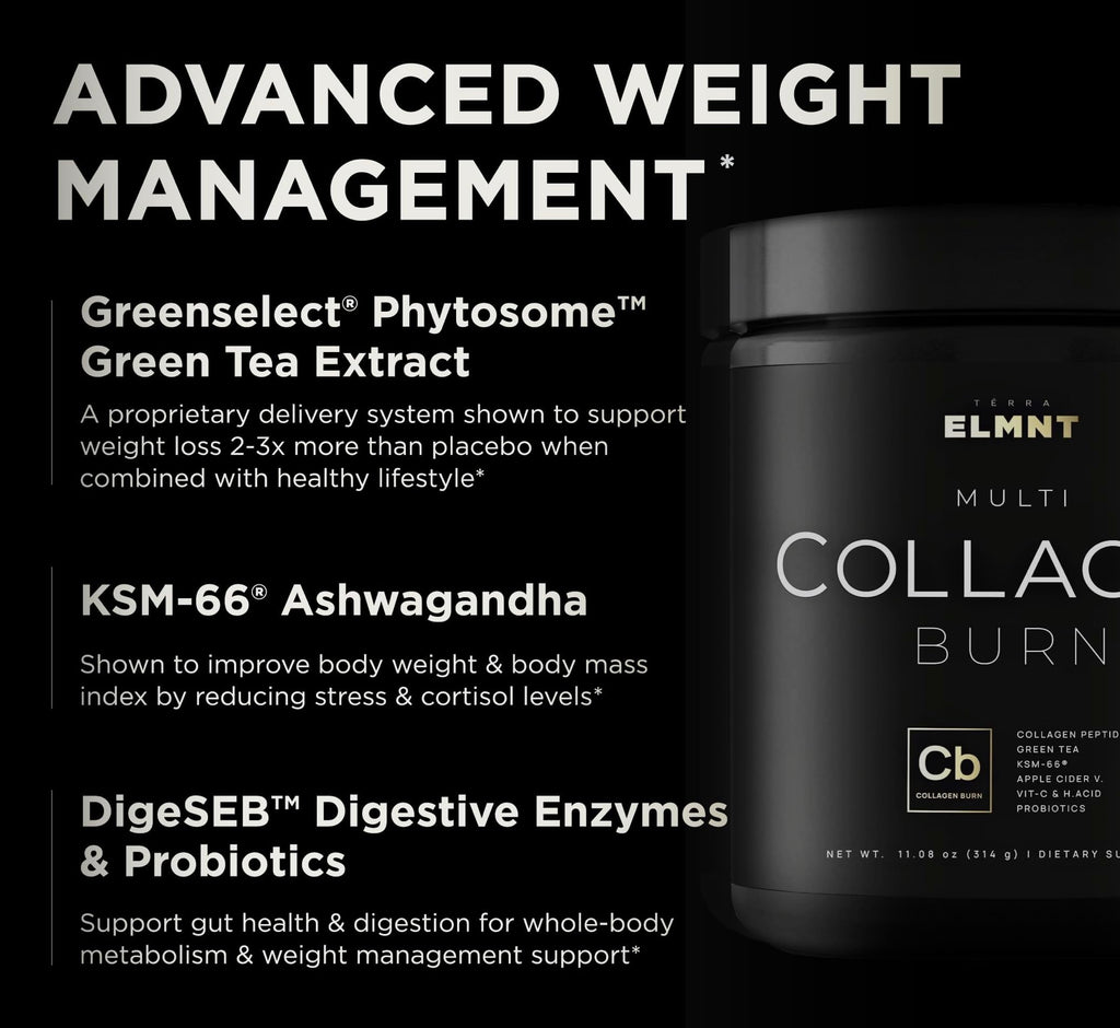 ELMNT Collagen Burn | Premium Multi-Collagen for Hair & Skin

