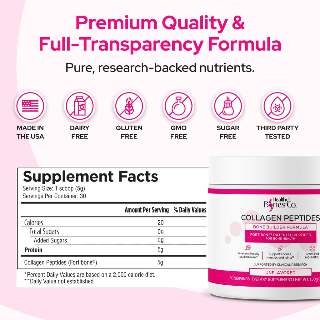 Fortibone Collagen Peptides for Bone Health Hydrolyzed

