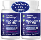 Nature's Perfect Night Melatonin Sleep Supplement

