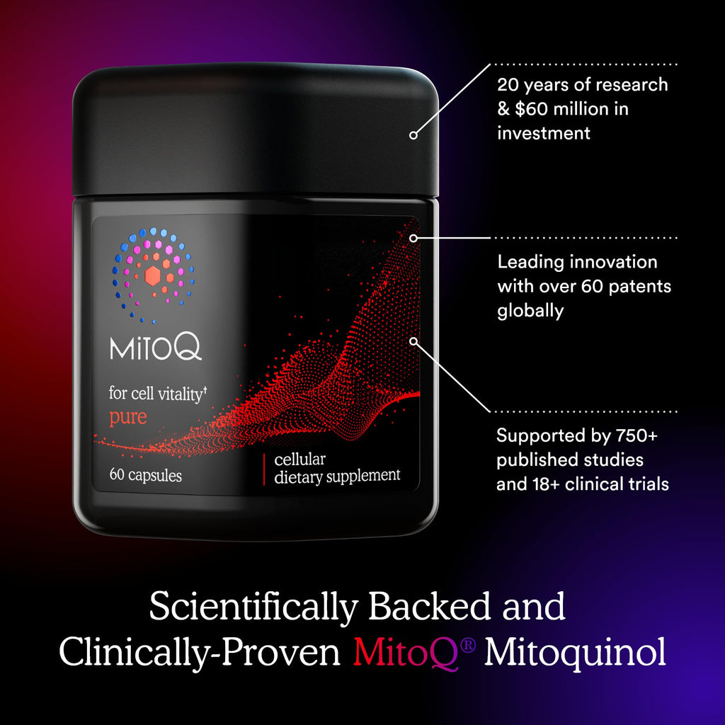 MitoQ Pure Advanced Mitochondria Supplement | Energy

