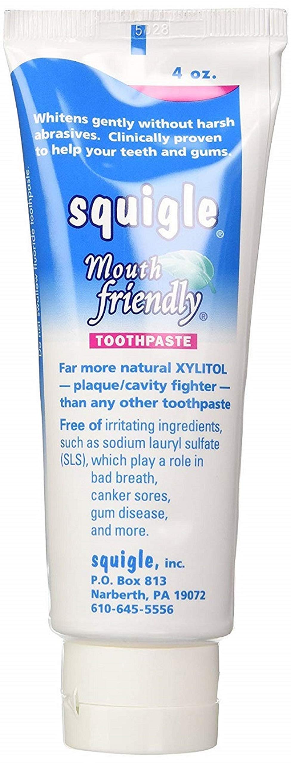 Squigle Enamel Saver Toothpaste for Canker Sore Care

