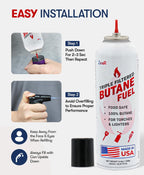ZeroR Butane Fuel Refill for Torch Lighters | Iso-Butane

