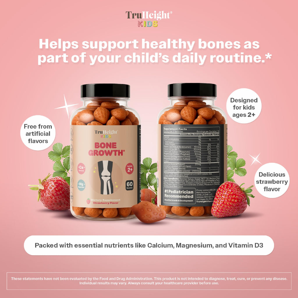TruHeight Kids Bone Growth Gummies Multivitamin

