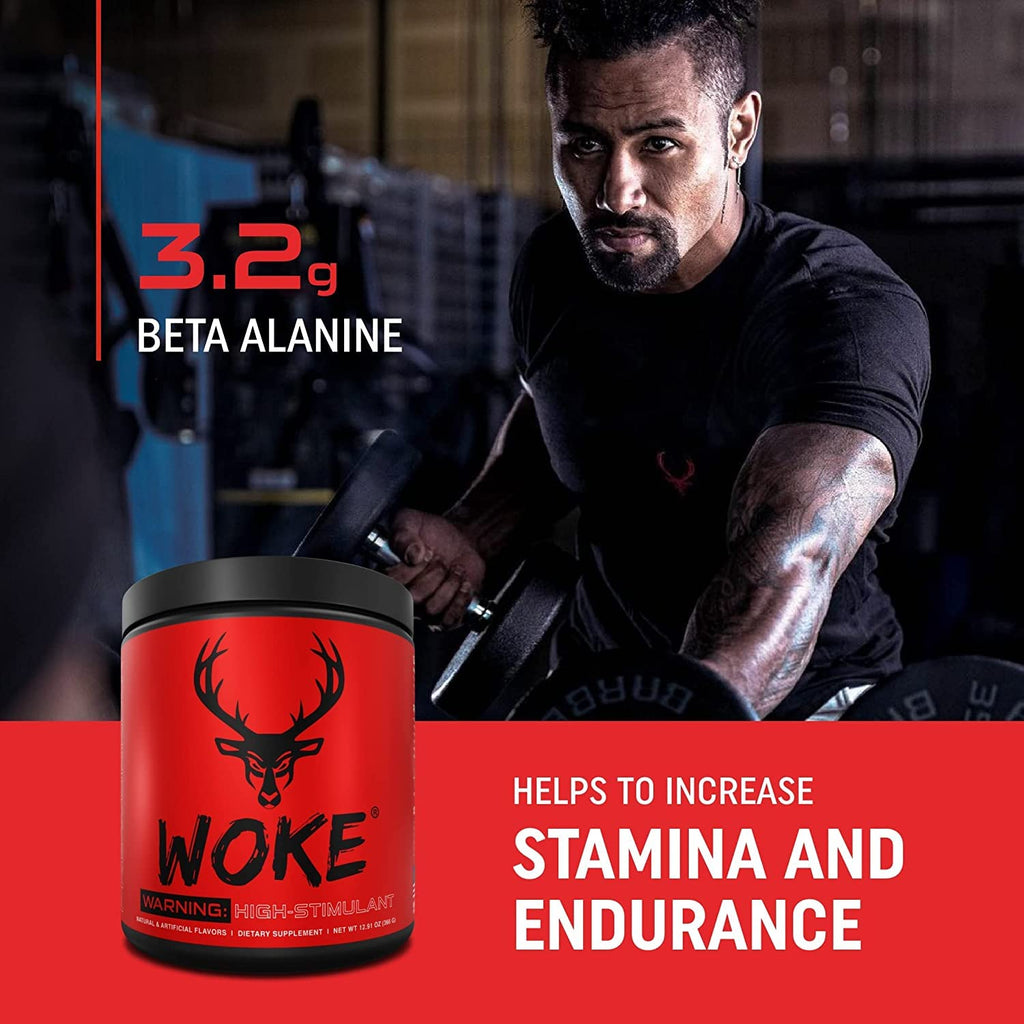 Bucked Up Woke High Stim Pre Workout | Focus & Pump


