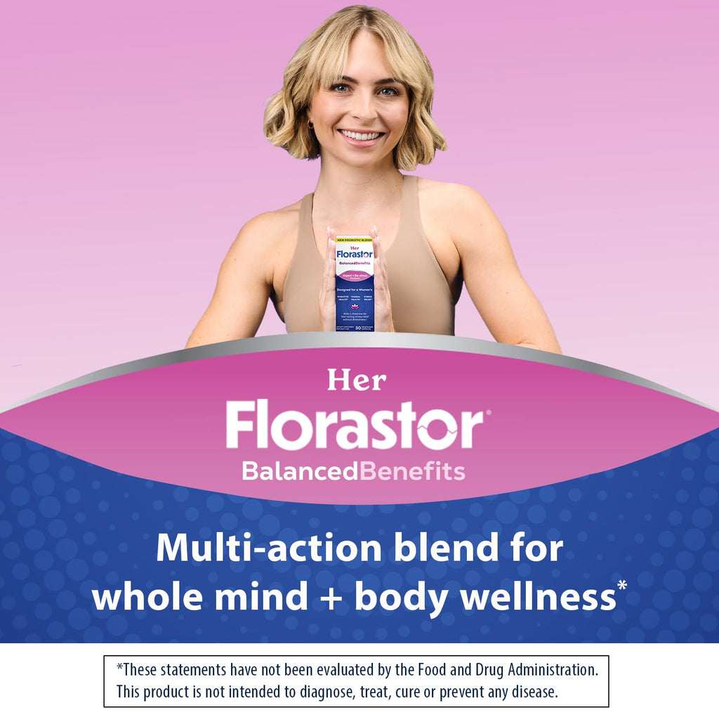 Florastor Women Probiotics for Digestive and Vaginal Health

