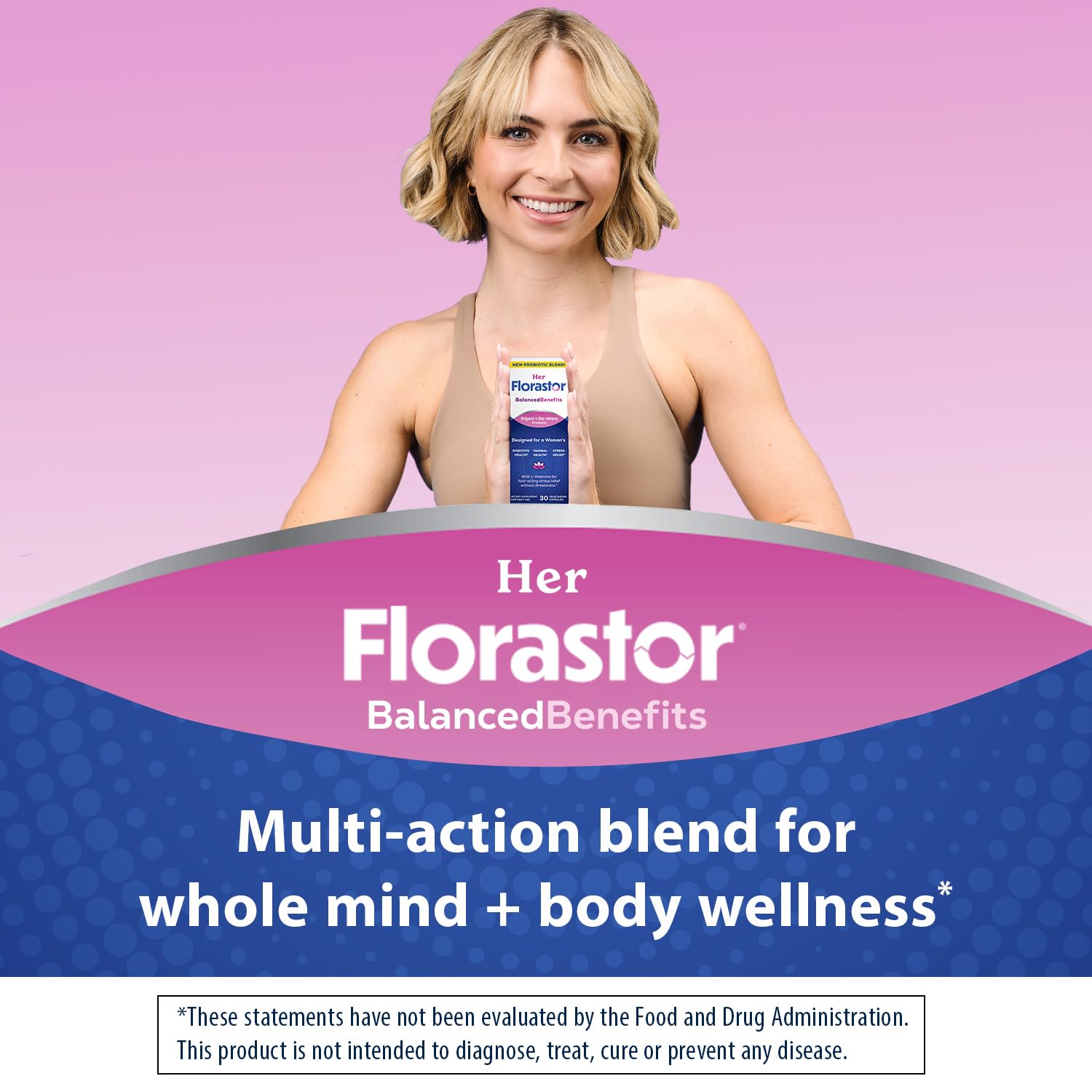 Florastor Women Probiotics for Digestive and Vaginal Health

