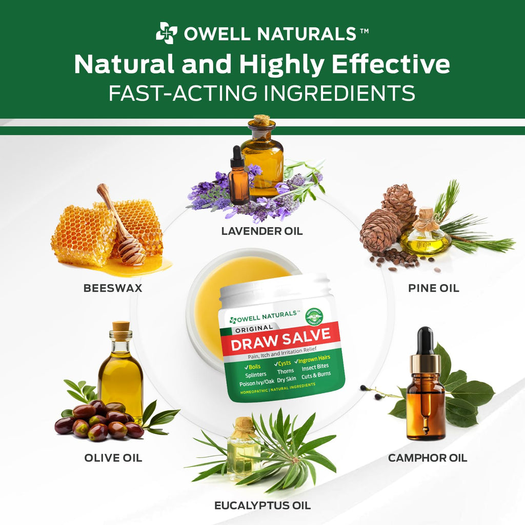 Owell Naturals Drawing Salve Multipurpose Ointment

