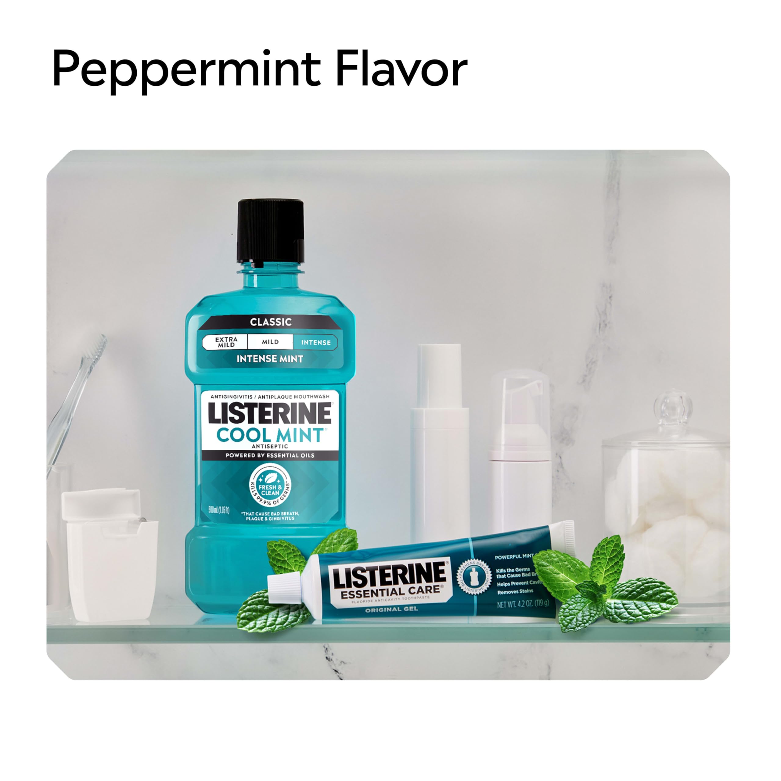 Listerine Essential Care Fluoride Toothpaste

