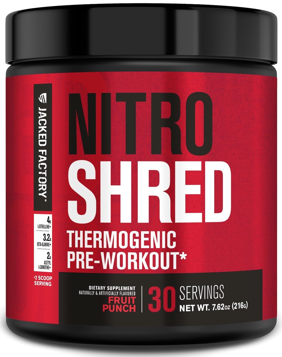 Jacked Factory Nitrosurge Shred Pre-Workout Powder | Energy

