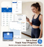 GE Smart Scale with 14 Metrics – Bluetooth Bathroom Scale

