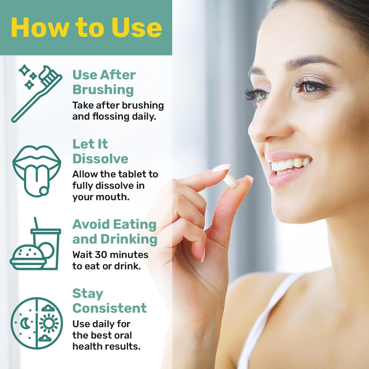 ProBiora Oral Probiotics for Teeth & Gums - Tablets

