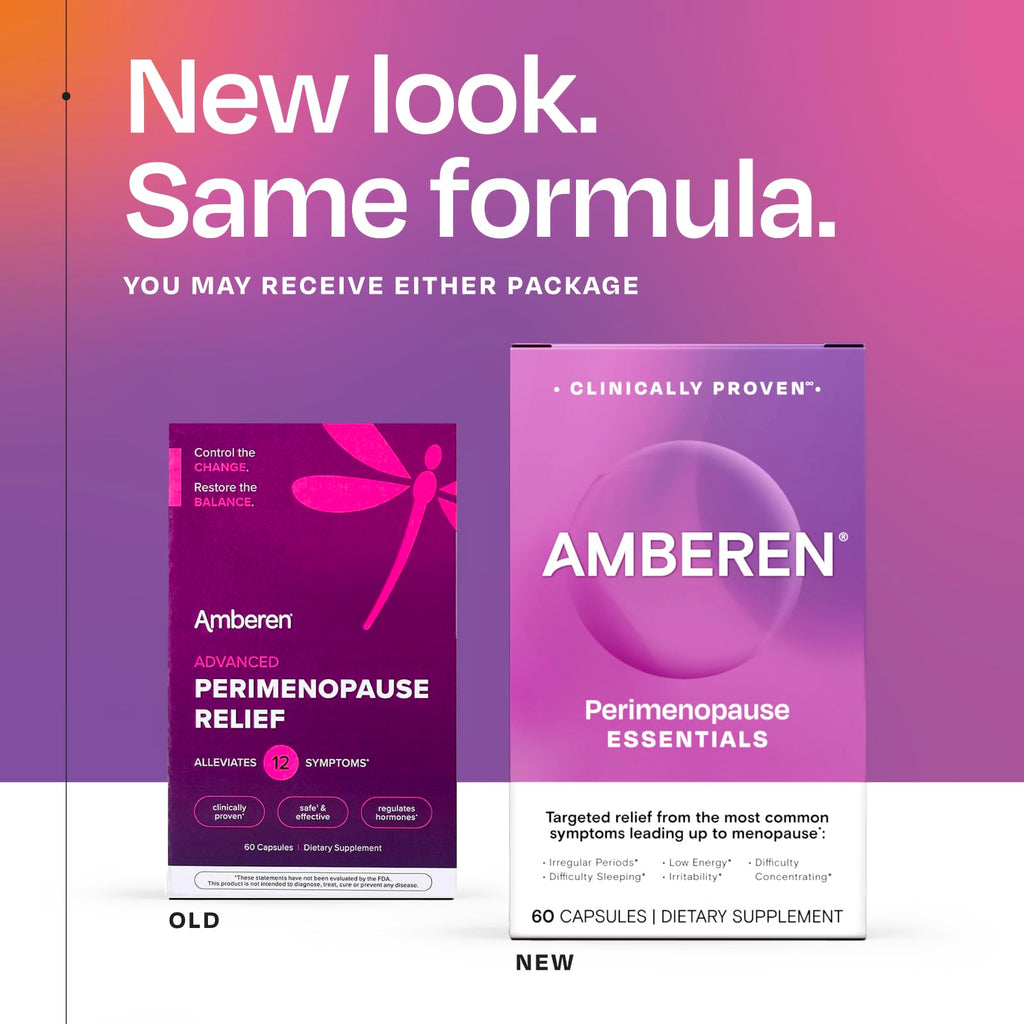 Amberen Perimenopause Supplement for Women - Hormone-Free

