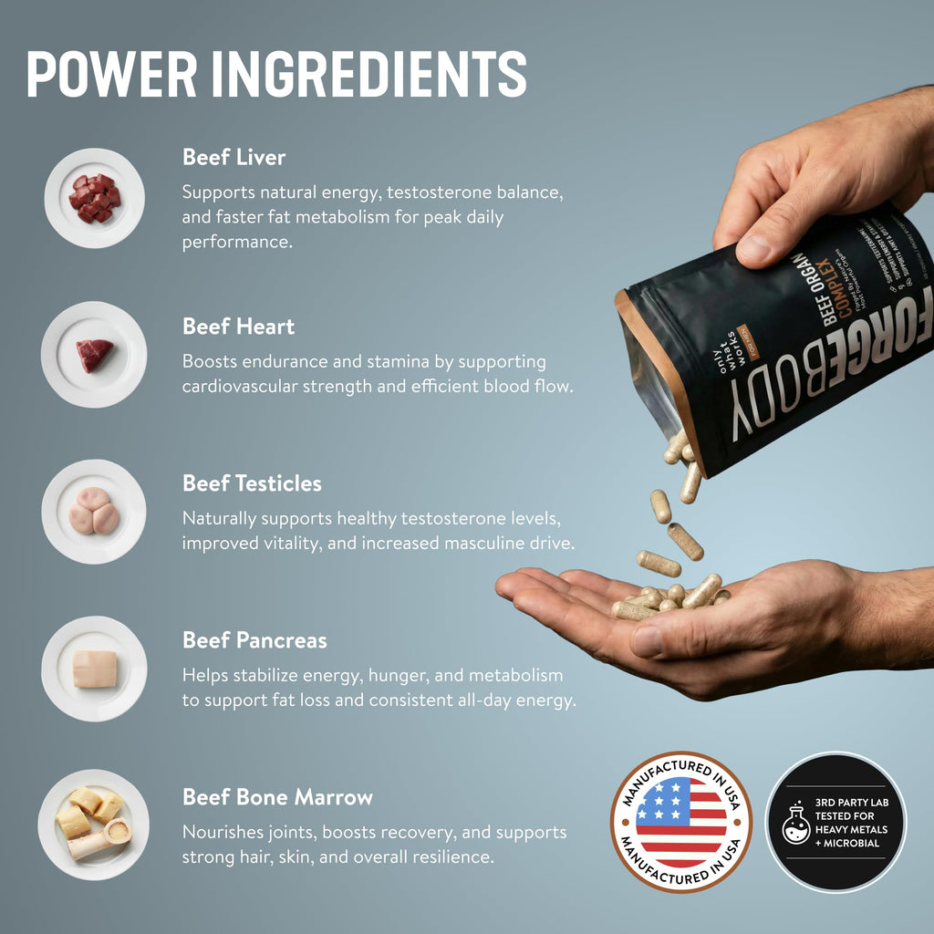 FORGEBODY Beef Organ Complex | Ancestral Nutrition

