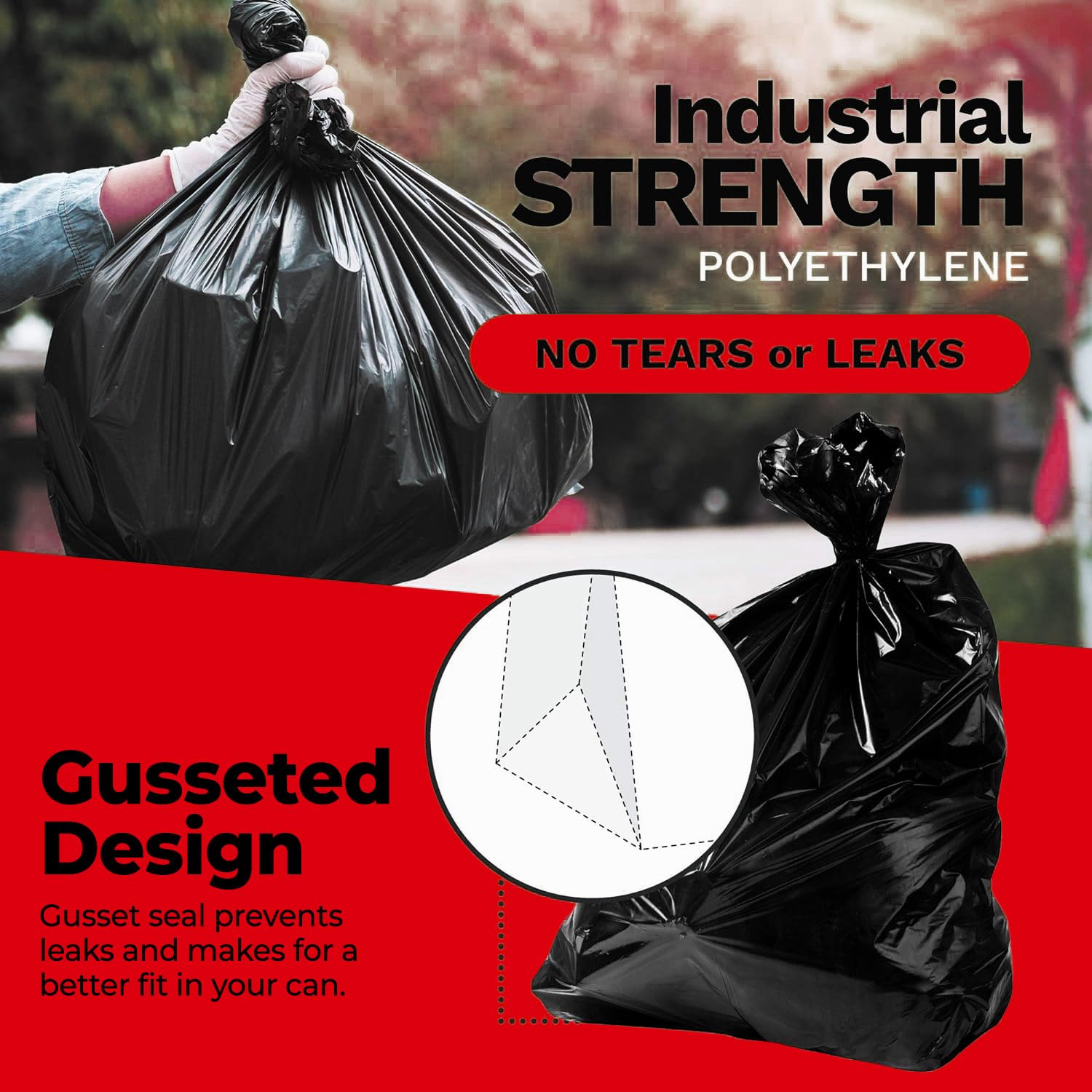 ToughBag Heavy-Duty Trash Bags | Durable Can Liners

