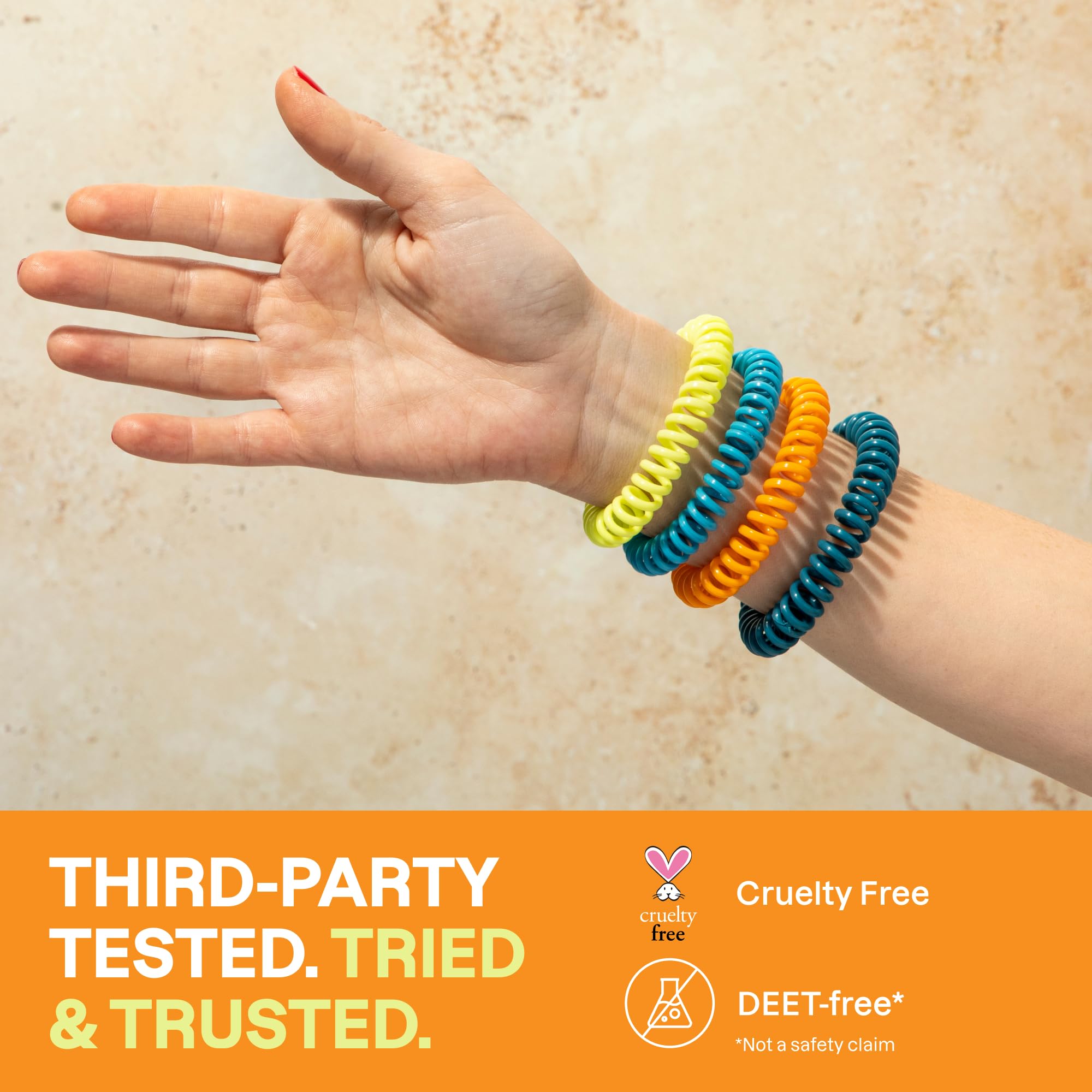 Cliganic Mosquito Bracelets - DEET-Free & Plant-Based


