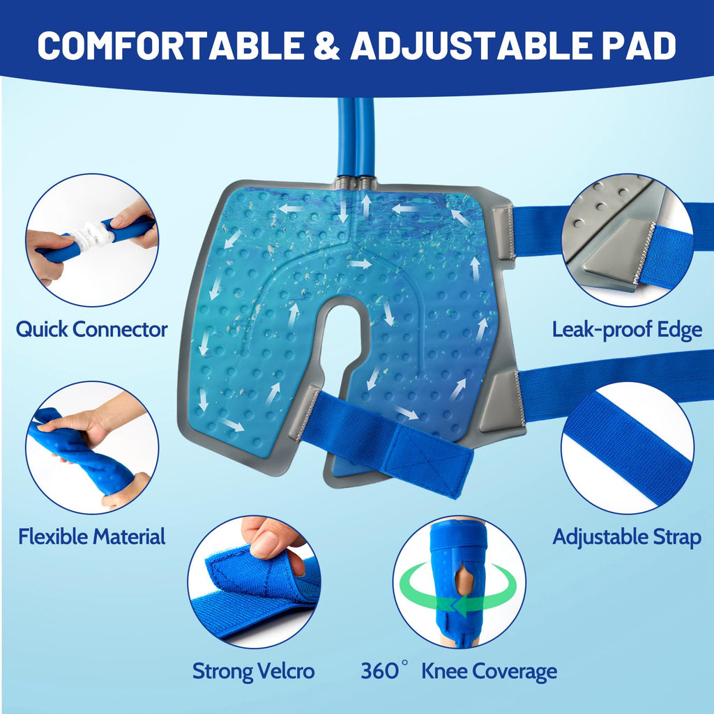 GALINAND Knee Ice Therapy Machine - Portable Cryotherapy System

