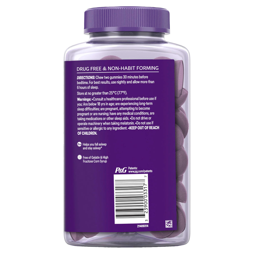 ZzzQuil PURE Zzzs Melatonin Gummies Berry | Chamomile

