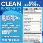 Blue Raspberry Electrolyte Powder Zero Sugar - Caffeine Free

