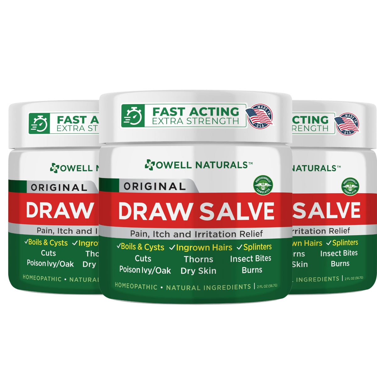 Owell Naturals Drawing Salve Multipurpose Ointment