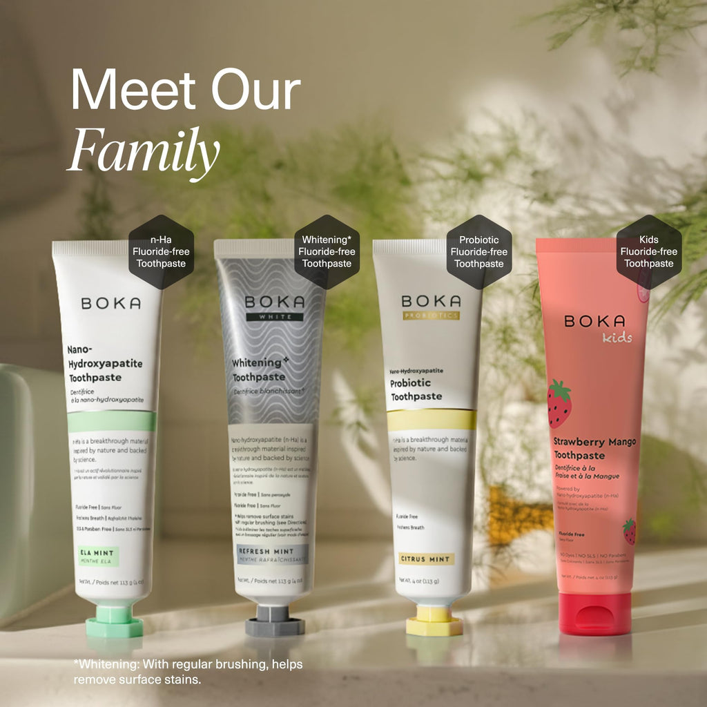 Boka Nano Hydroxyapatite Toothpaste | Fluoride-Free

