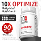 Methylated Multivitamin by 10X Health Optimize

