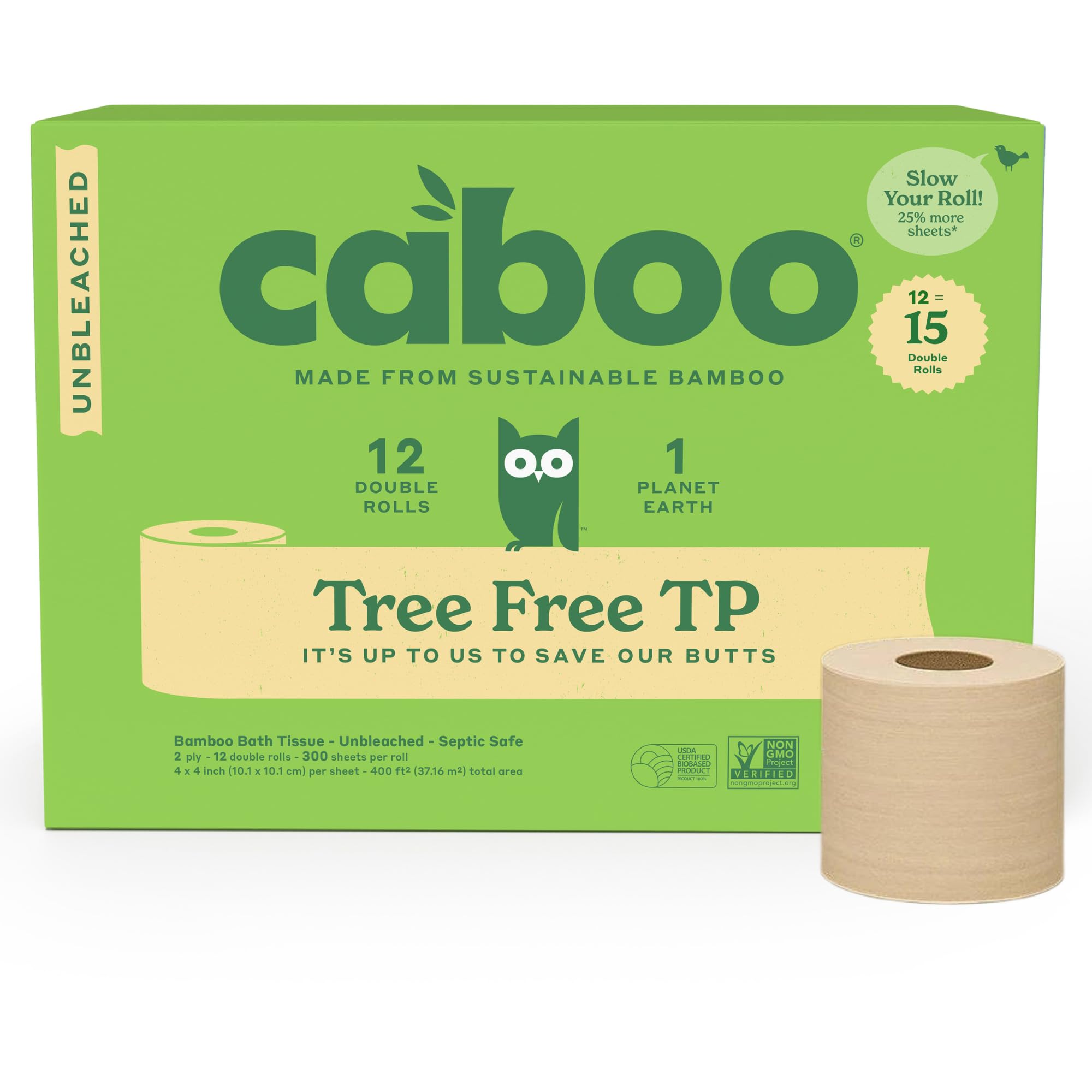 Caboo Toilet Paper | Septic Safe & Eco Friendly

