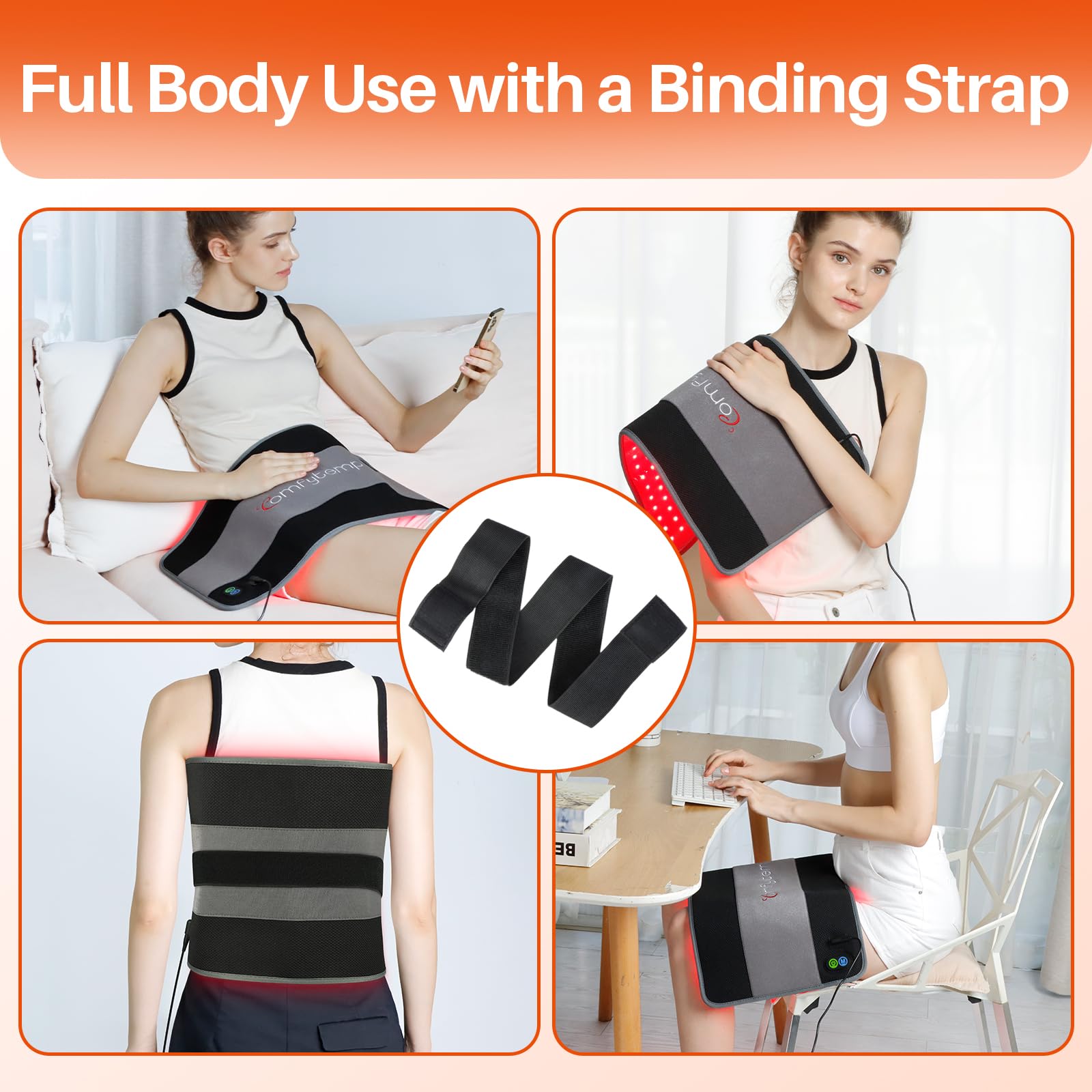 Comfytemp Body Wearable Light Therapy Pad | At-Home Relief

