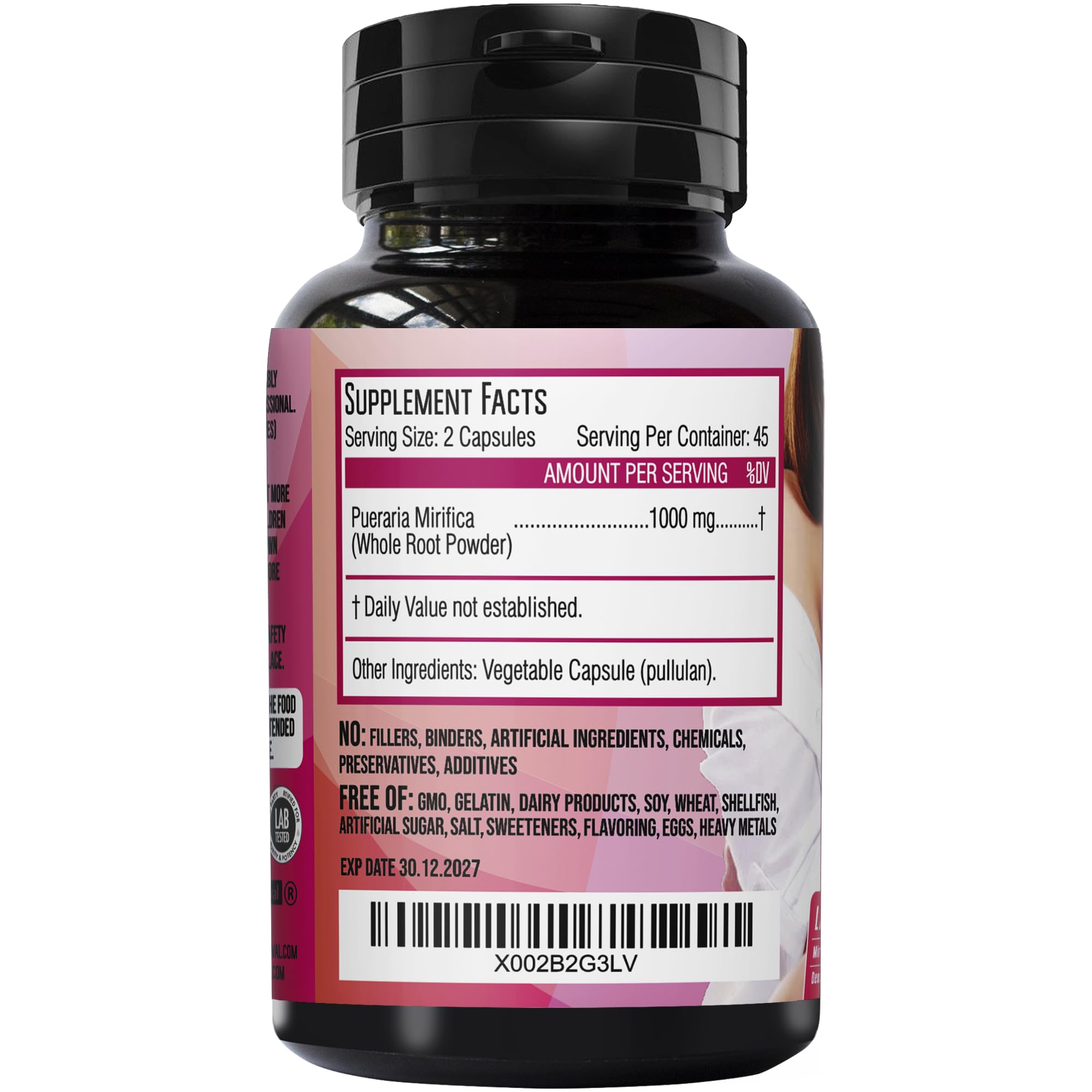 Pueraria Mirifica Herbal Dietary Supplement | Non-GMO


