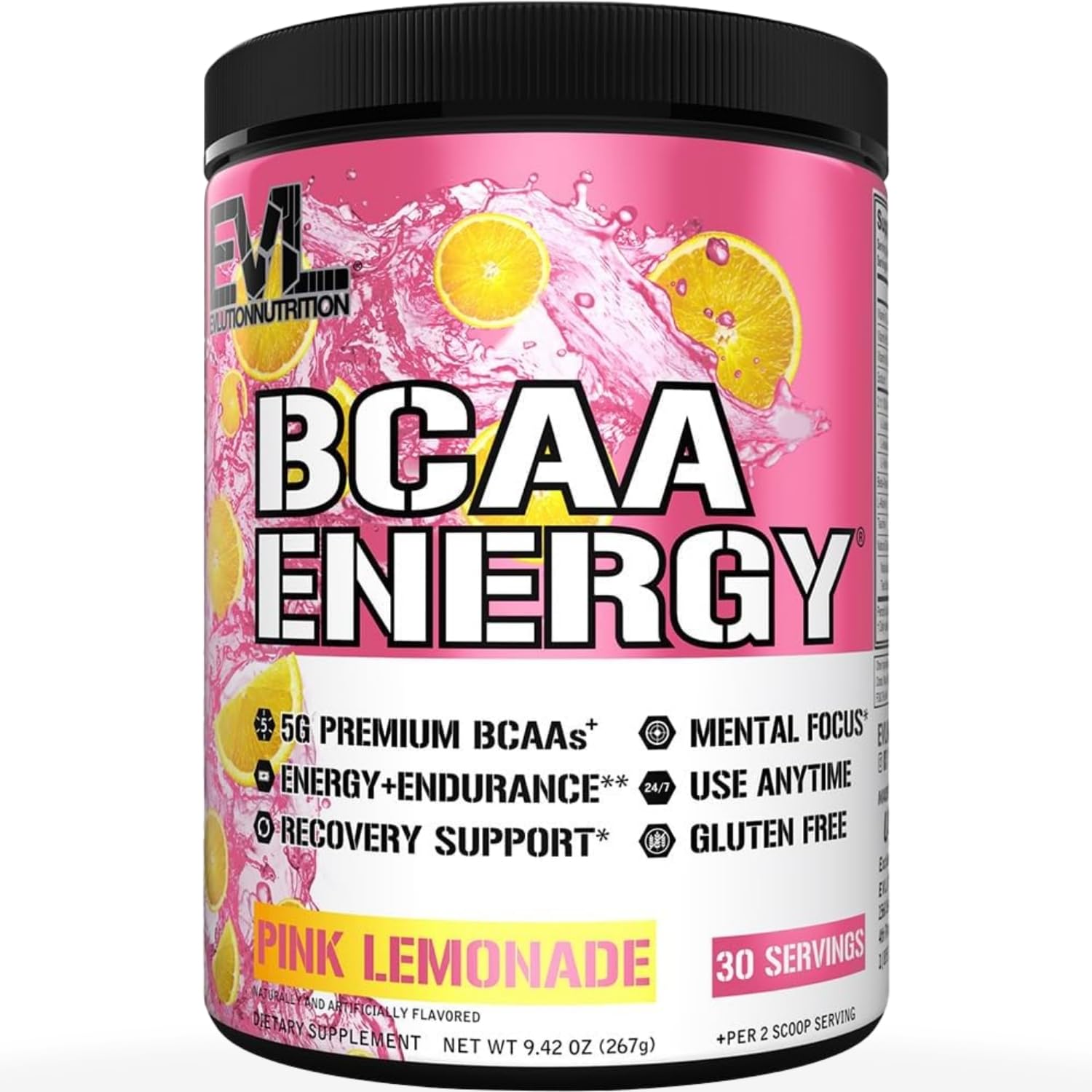 EVL BCAAs Amino Acids Powder – Pre Workout Energy

