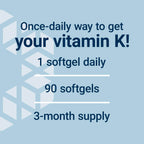 Life Extension Super K Vitamin K Supplement for Heart Health

