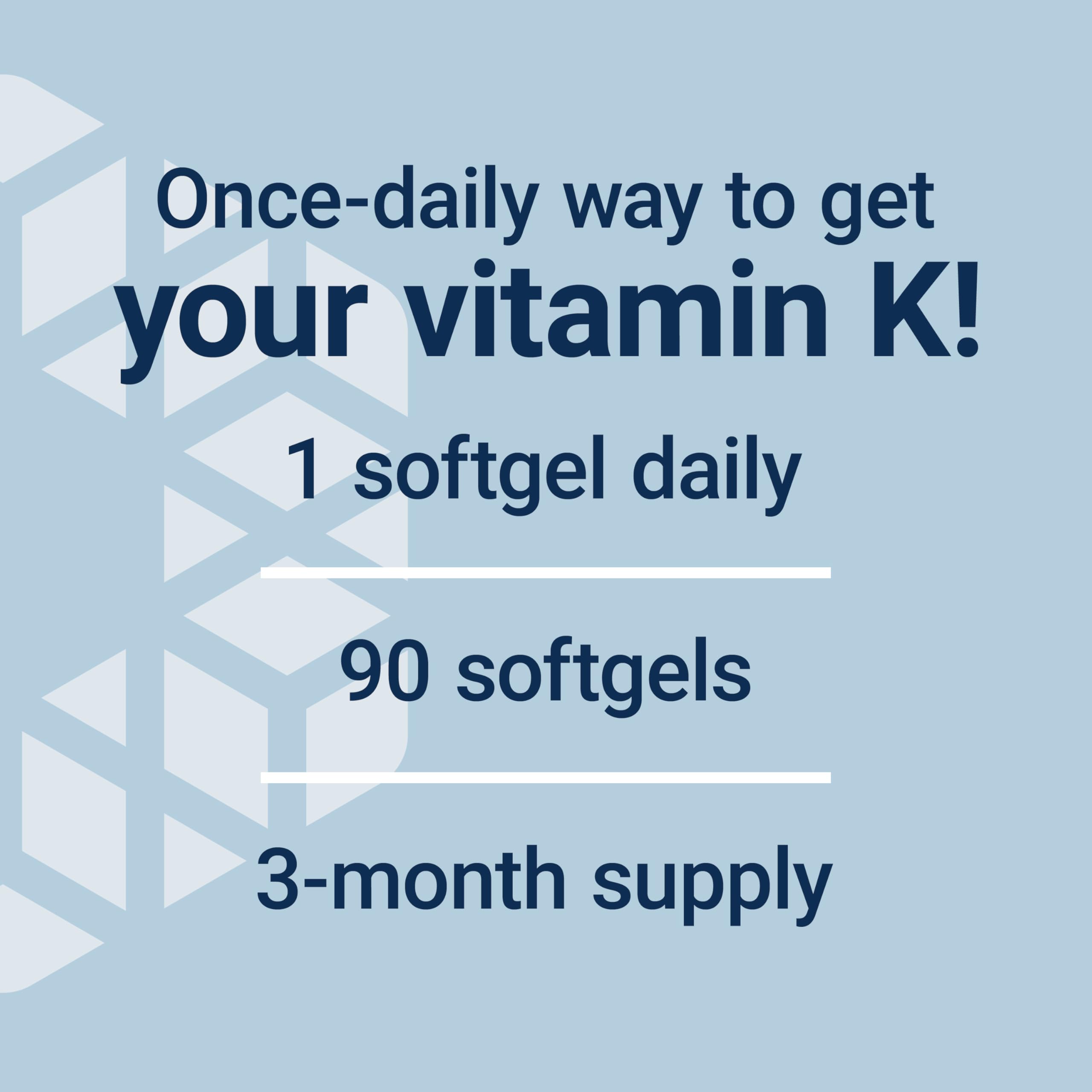 Life Extension Super K Vitamin K Supplement for Heart Health

