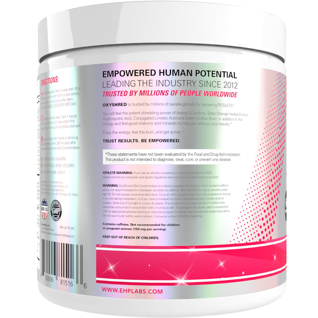 OxyShred Pre-Workout Powder by EHP Labs

