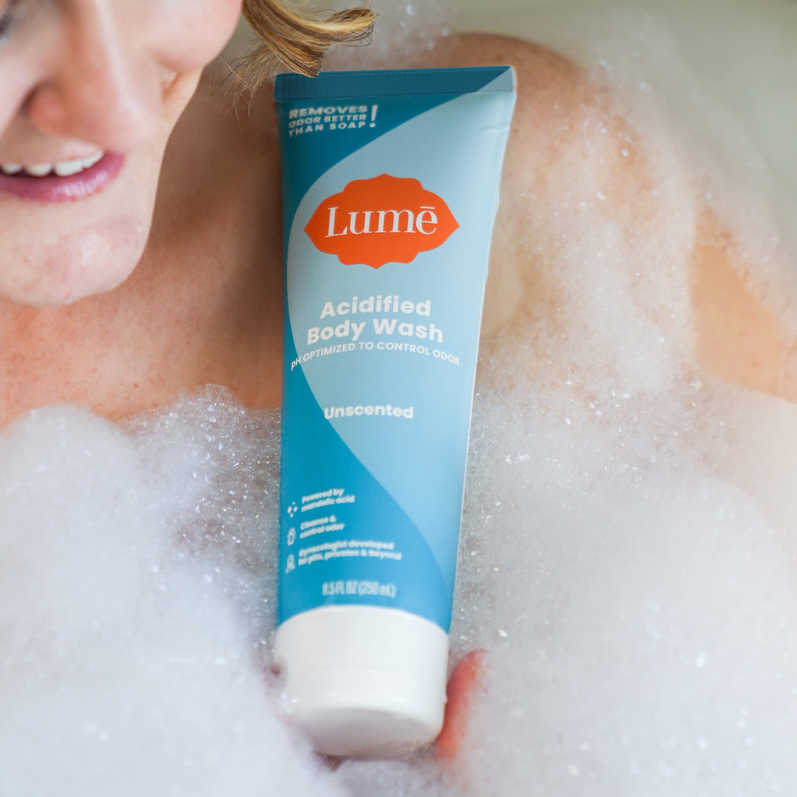 Lume Acidified Body Wash for Odor Control

