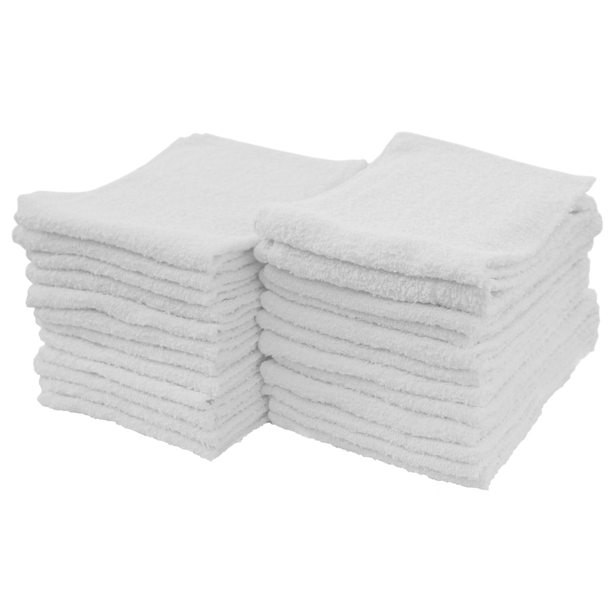 S&T INC. Cotton Terry Cleaning Towels for Home Auto Garage

