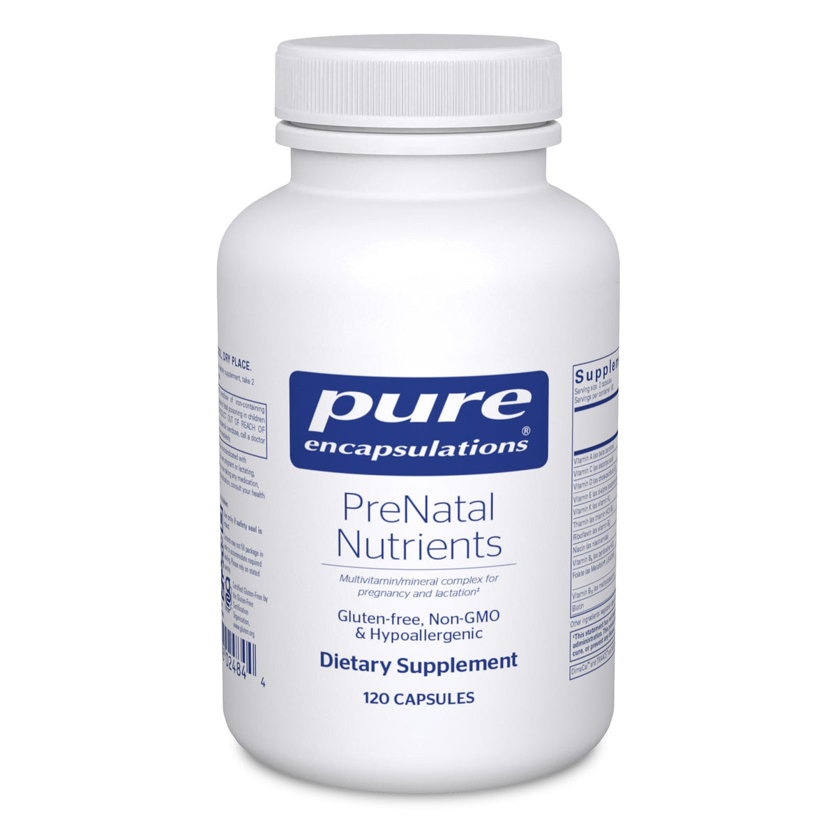 Prenatal Nutrients Pure Encapsulations Pregnancy & Lactation

