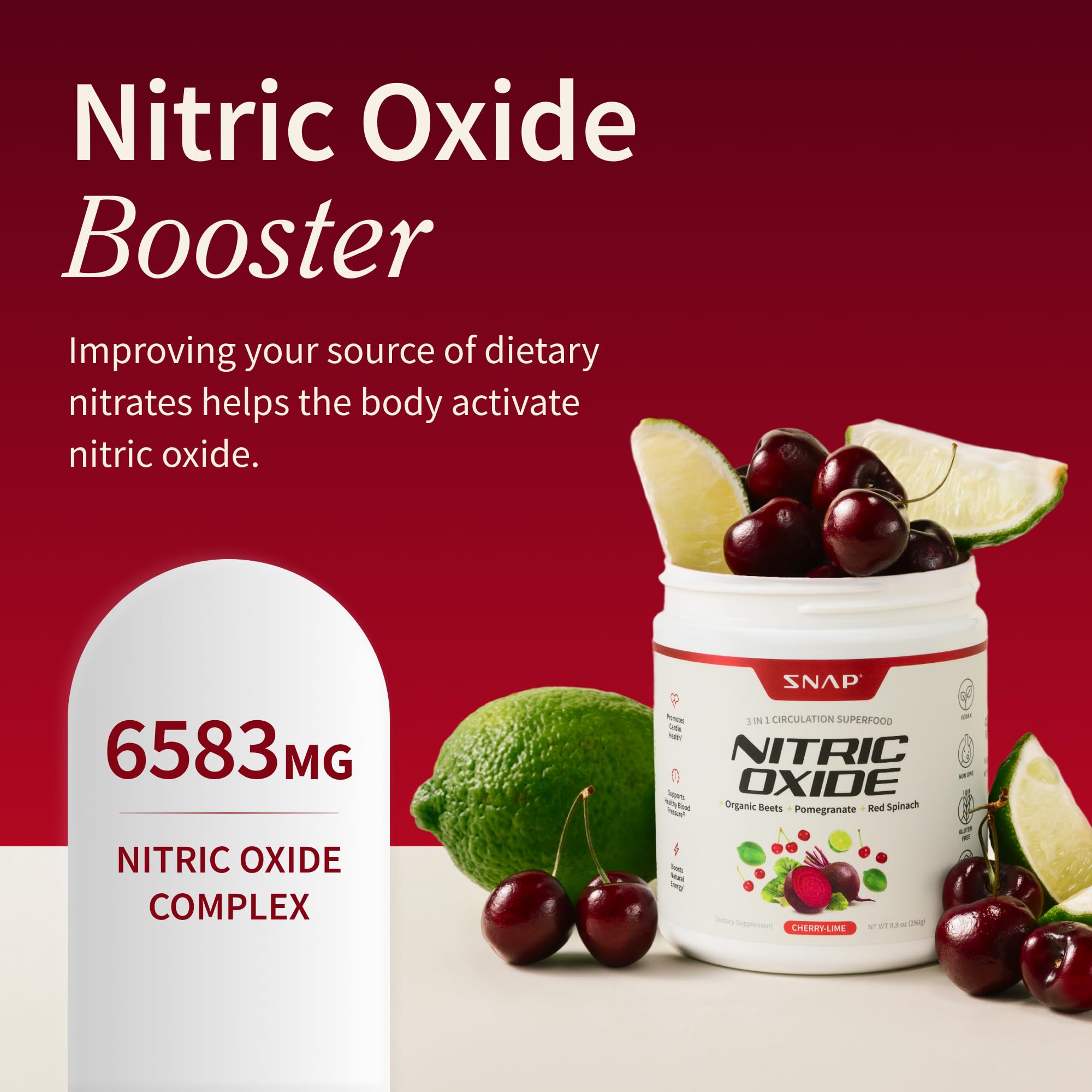 Beet Root Nitric Oxide Supplement - Snap Supplements

