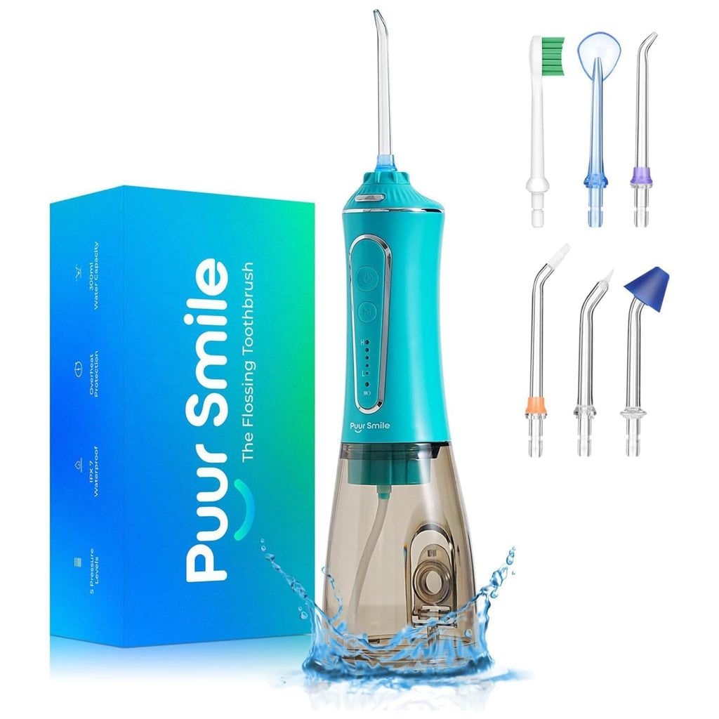 Puur Smile Water Flosser Cordless Portable IPX7 Waterproof