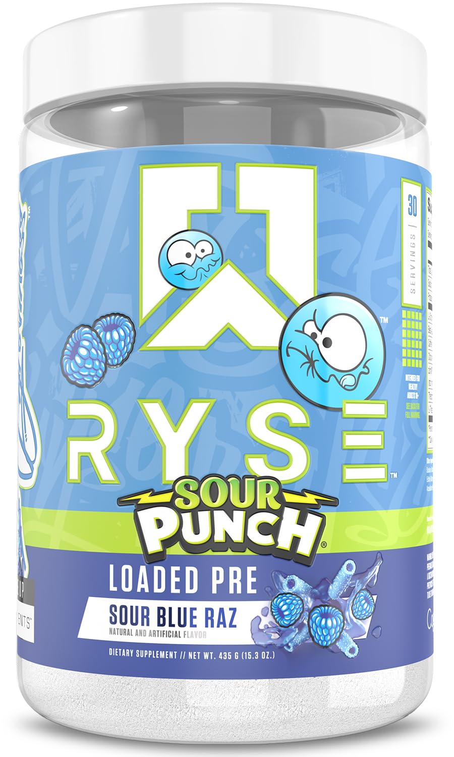 RYSE Loaded Pre Workout Powder - Caffeine, Citrulline & Beta-Alanine