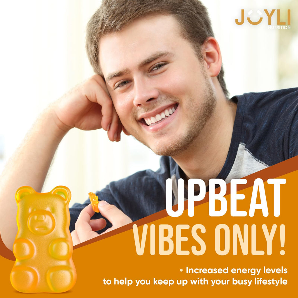 Joyli L Tyrosine Gummies 1000mg - Vegan Gluten-Free Focus

