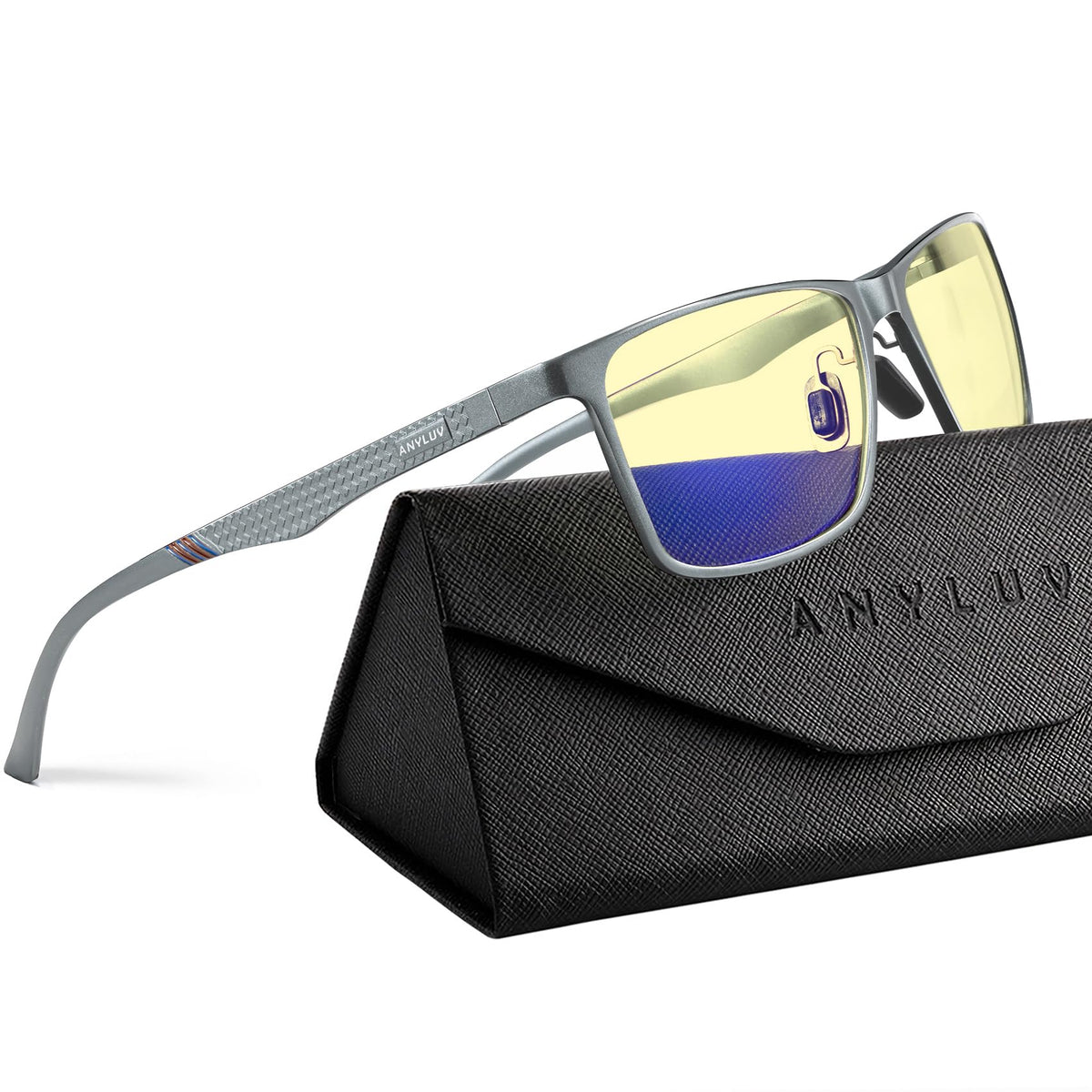 ANYLUV Light-Blocking Computer Glasses for Screens and Eye Protection