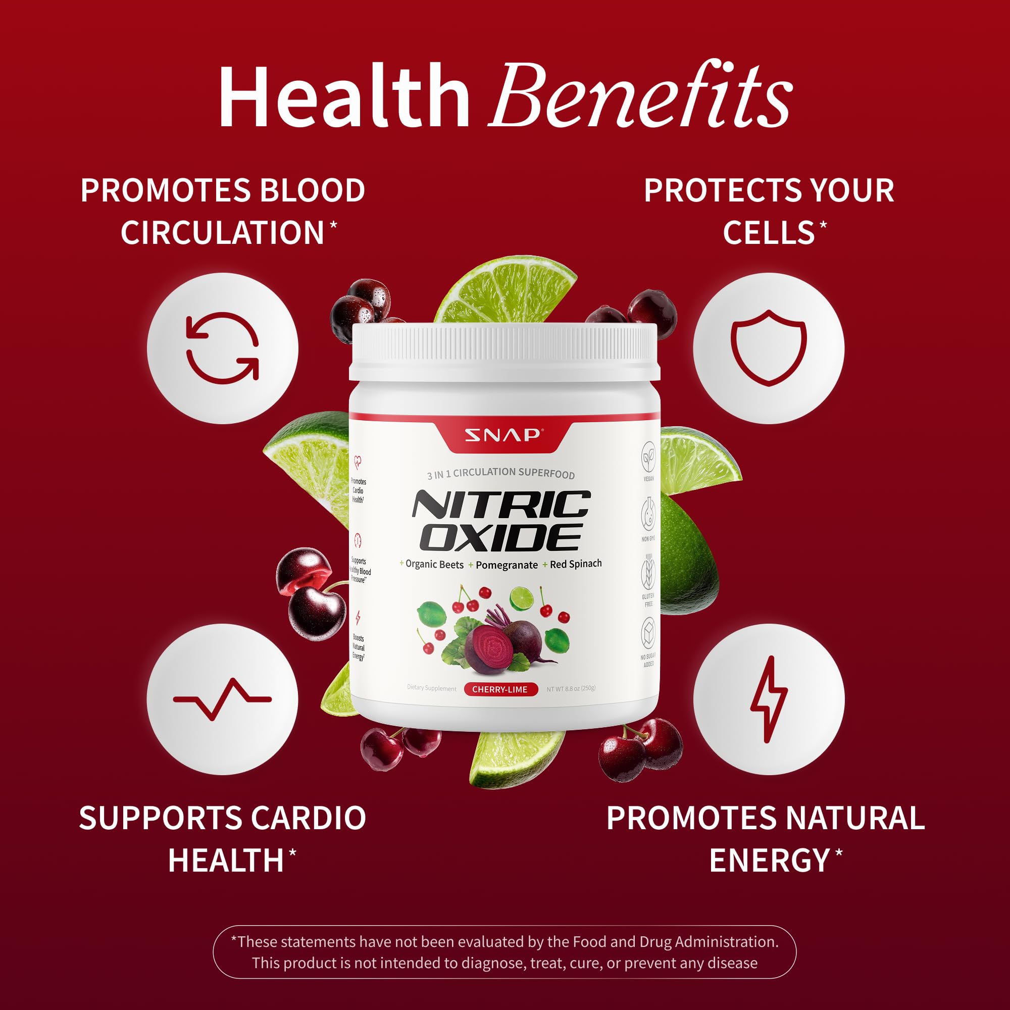 Beet Root Nitric Oxide Supplement - Snap Supplements

