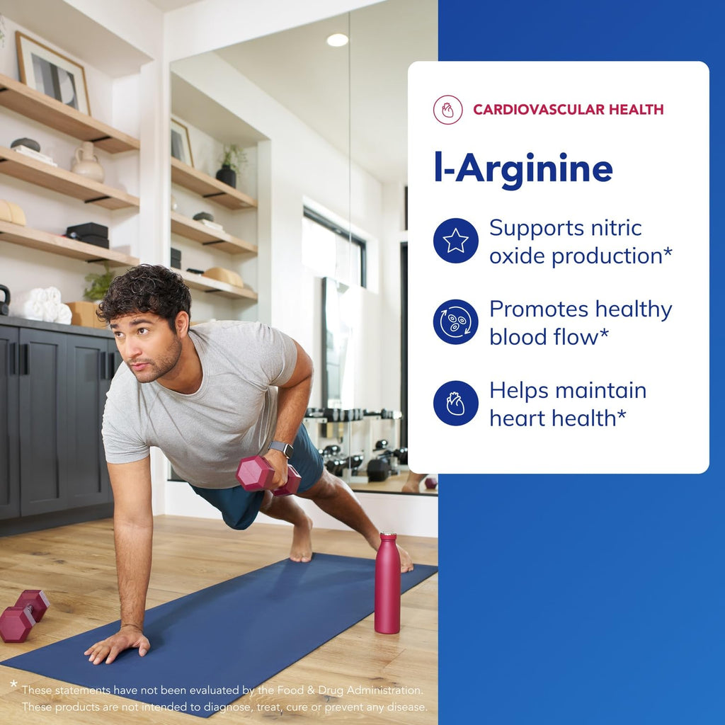 Pure Encapsulations L-Arginine 1,400 mg Nitric Oxide Support

