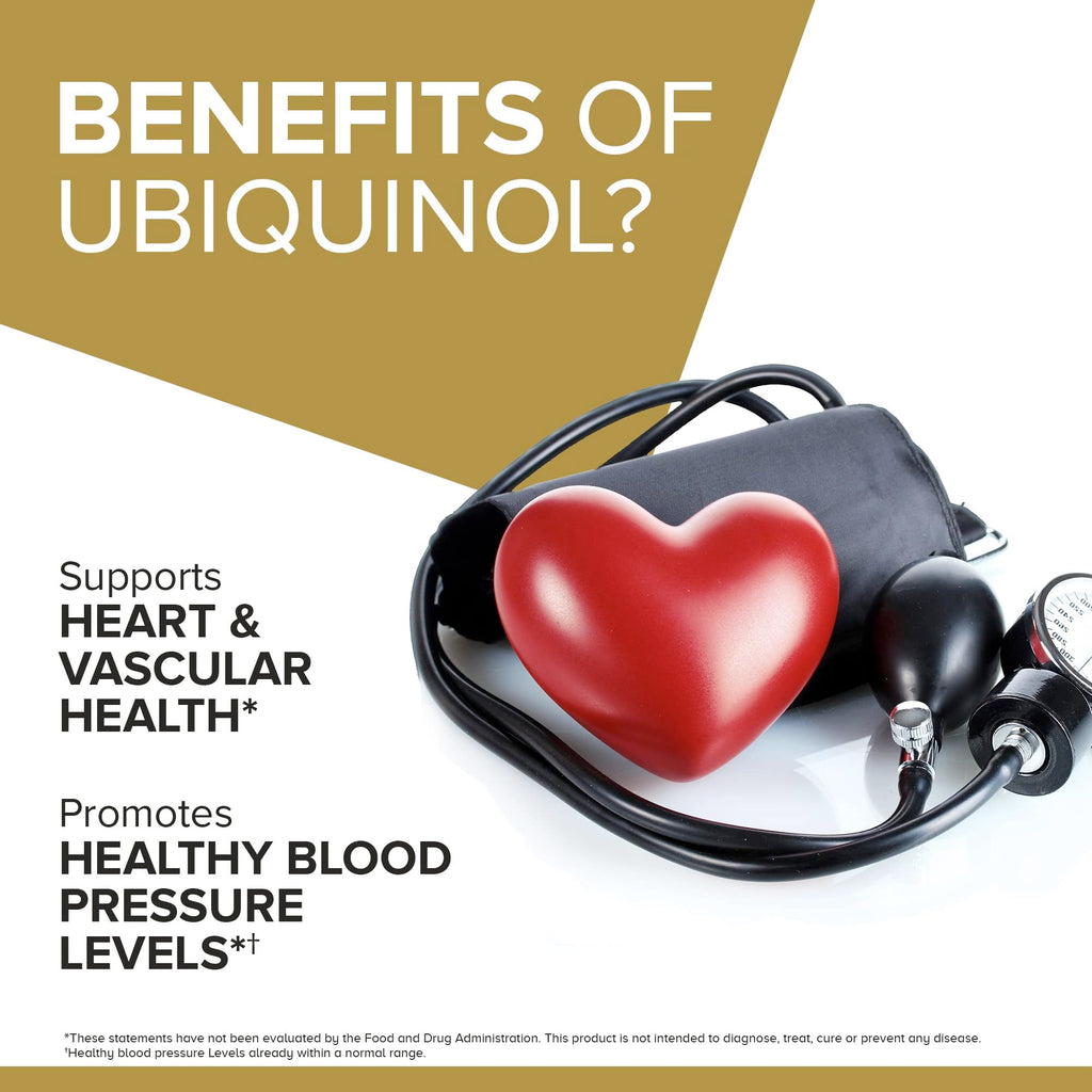 Qunol Ubiquinol 100 mg CoQ10 Supplement

