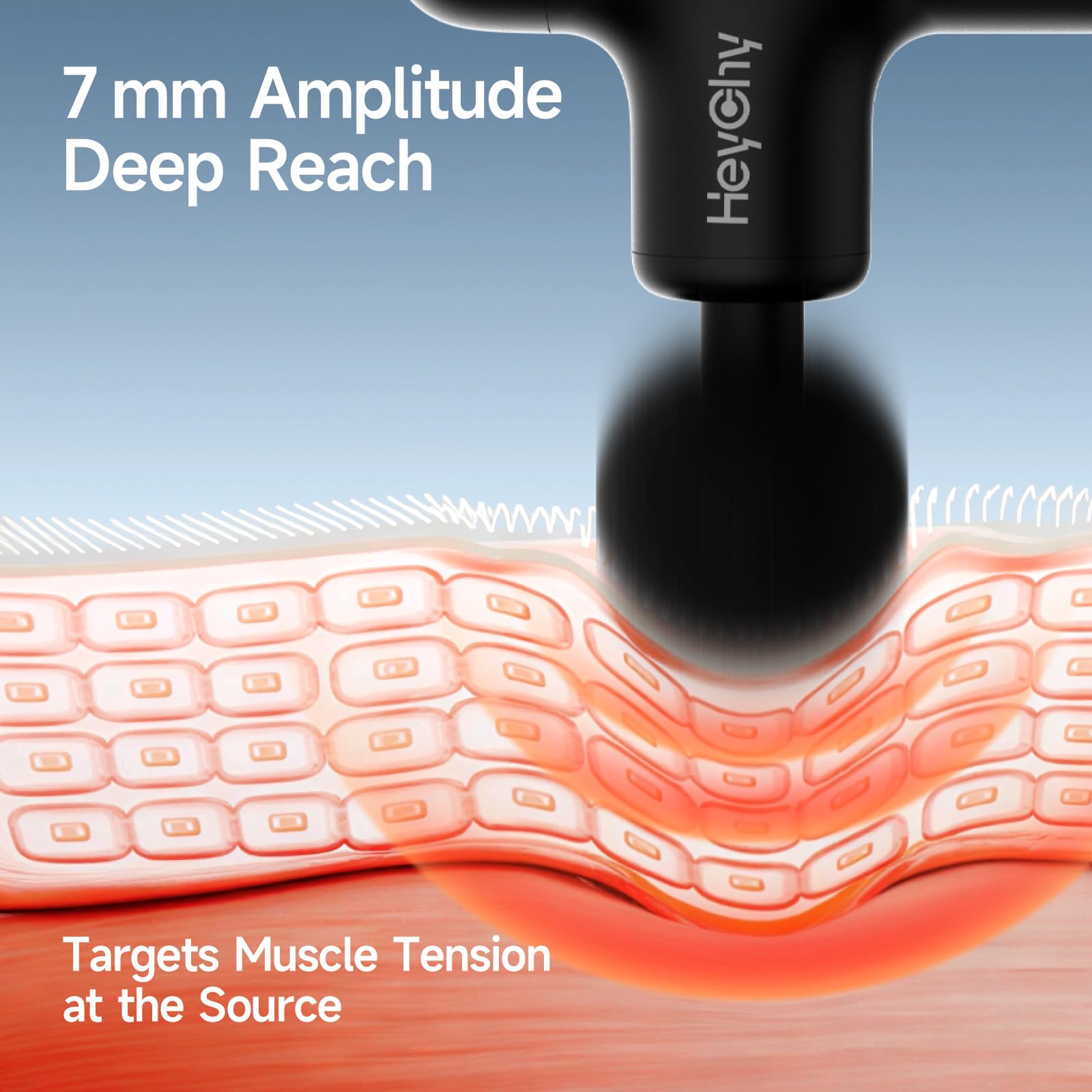 HEYCHY Mini Massage Gun Deep Tissue Percussion Massager

