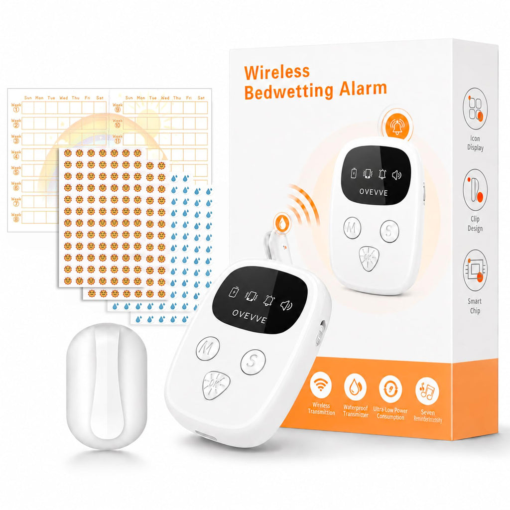 Wireless Bedwetting Alarm for Kids - 7 Melodies

