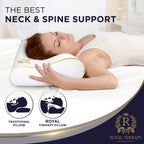 Royal Therapy Memory Foam Pillow – Contour Cervical Support


