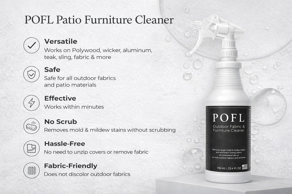 POFL Outdoor Fabric Cleaner Mold Mildew Remover

