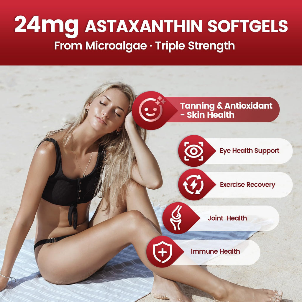 Astaxanthin Antioxidant Supplement from Haematococcus


