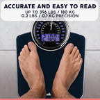 Adamson Bathroom Scale | Analog & Digital Display

